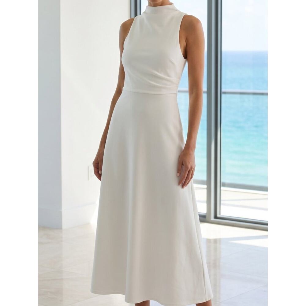 NWT REVOLVE Australia SHOWPO Macy midi dress white US 6 - Picture 9 of 9